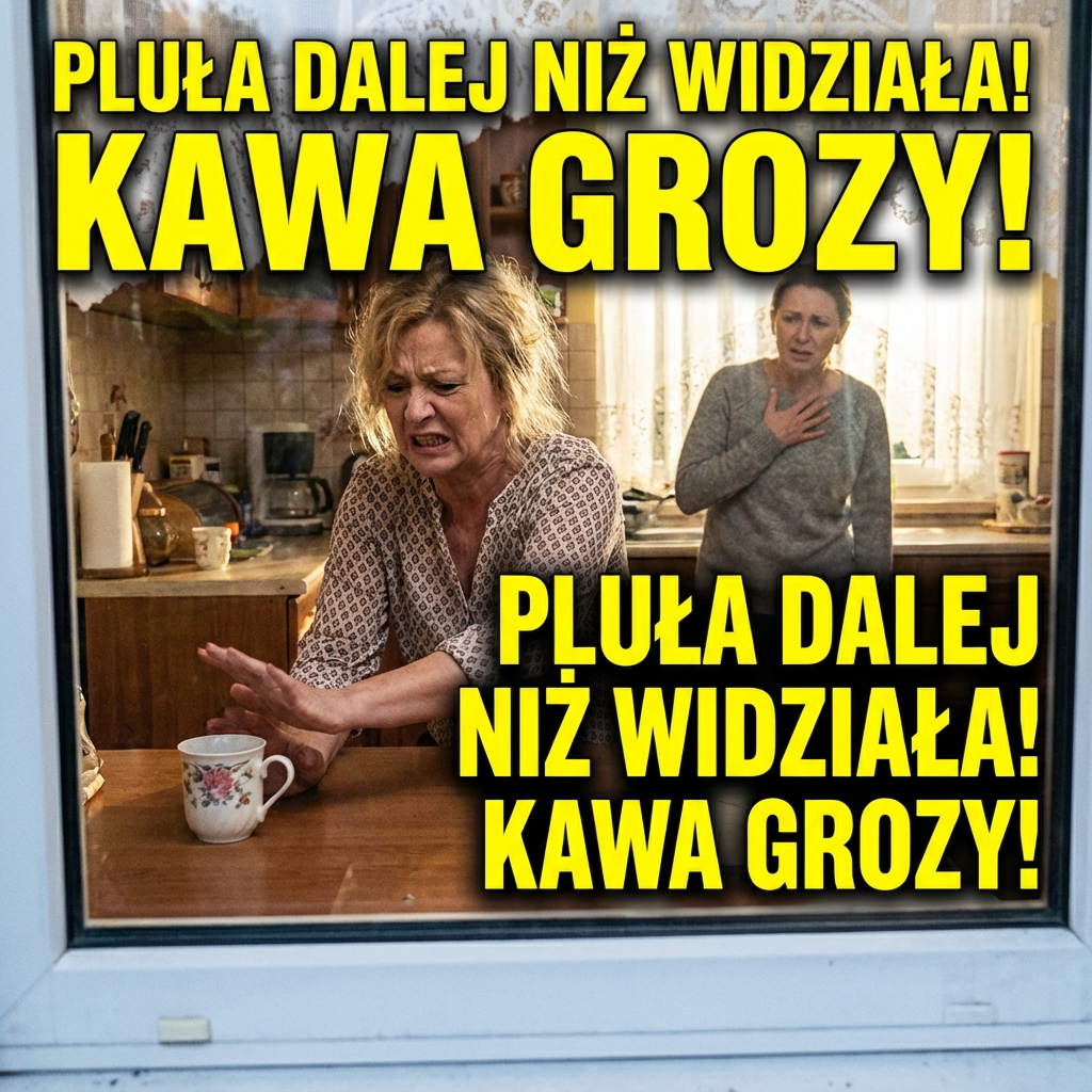 Starsza kobieta z pogardą patrzy na paczkę nowoczesnej kawy